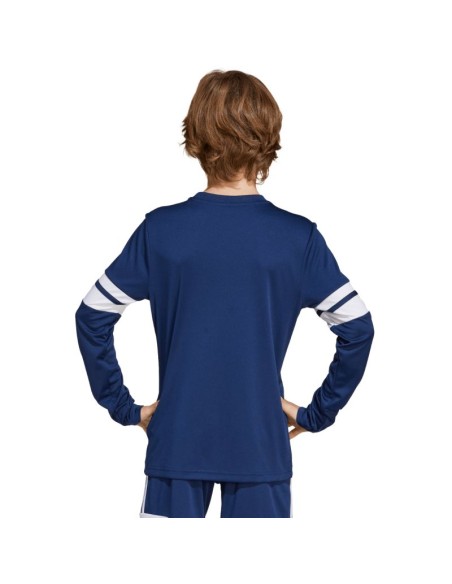 adidas Squadra 25 Long Sleeve Navy Blue Kids TShirt JJ0049
