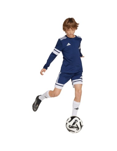 adidas Squadra 25 Long Sleeve Navy Blue Kids TShirt JJ0049