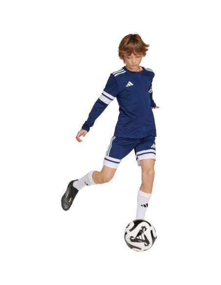 adidas Squadra 25 Long Sleeve Navy Blue Kids TShirt JJ0049