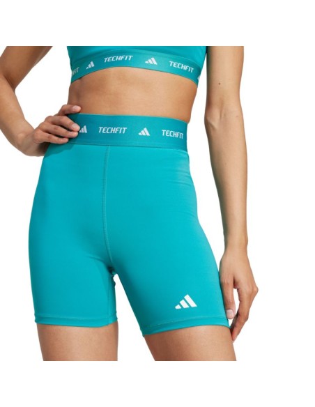 adidas Techfit Turquoise Women's Shorts JW7561