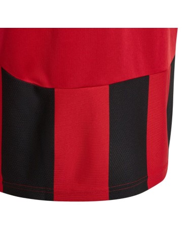 adidas Striped 24 Kids TShirt Red and Black IW2131