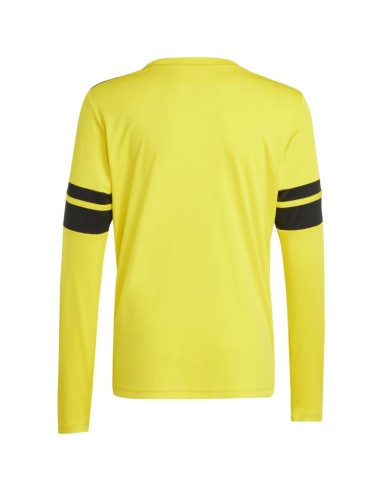 adidas Squadra 25 Long Sleeve Kids TShirt Yellow JJ0043