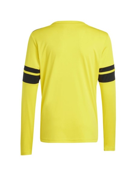 adidas Squadra 25 Long Sleeve Kids TShirt Yellow JJ0043