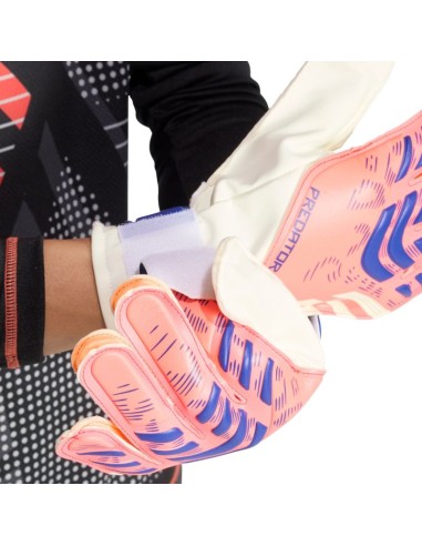 adidas Predator Glove Training Goalkeeper Gloves White and Orange JN5355