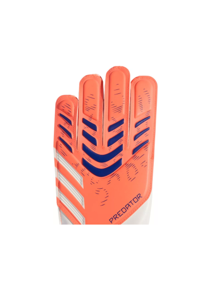 adidas Predator Glove Training Kids Goalkeeper Gloves White and Orange JN5361