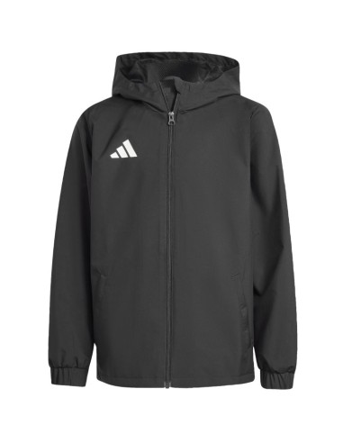 adidas Entrada 26 All Weather Kids Jacket Black JZ9104