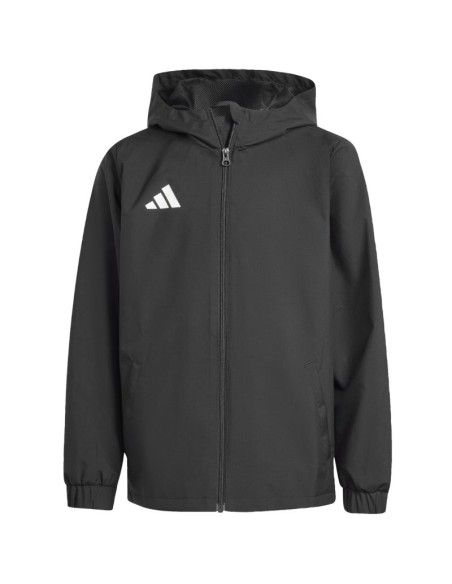adidas Entrada 26 All Weather Kids Jacket Black JZ9104