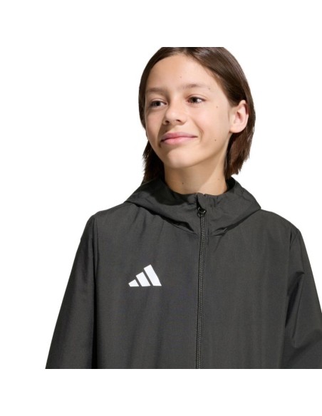 adidas Entrada 26 All Weather Kids Jacket Black JZ9104