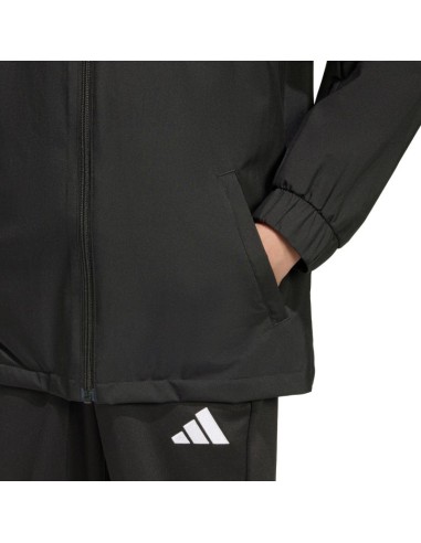 adidas Entrada 26 All Weather Kids Jacket Black JZ9104