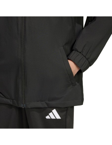 adidas Entrada 26 All Weather Kids Jacket Black JZ9104