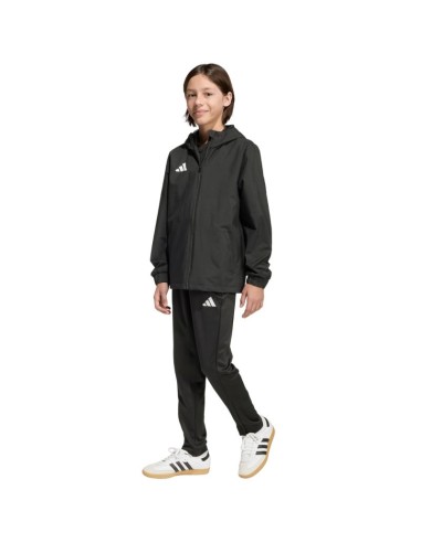 adidas Entrada 26 All Weather Kids Jacket Black JZ9104