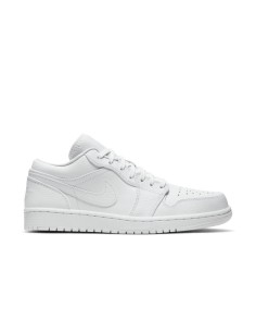 Jordan 1 Low Triple White Tumbled Leather 553558130 MBS
