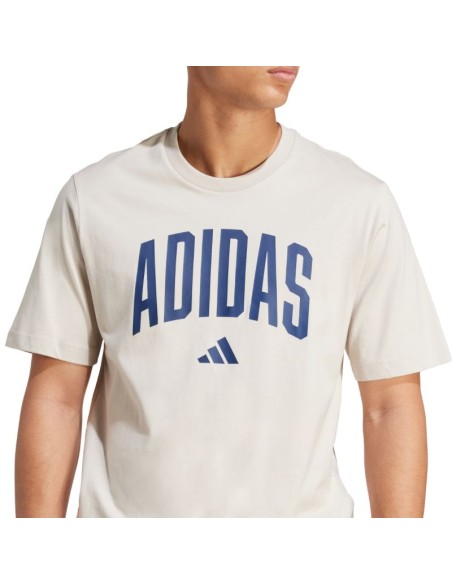Men's adidas Collegiate Lineage Tshirt beige JM6415