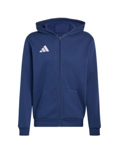 adidas Entrada 26 Full Zip Hoody for Kids Navy Blue KH1784