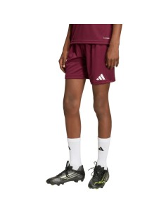 adidas Entrada 26 burgundy kids' shorts JZ6527