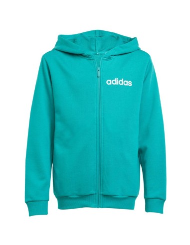 Adidas Essentials green kids tracksuit JN2427