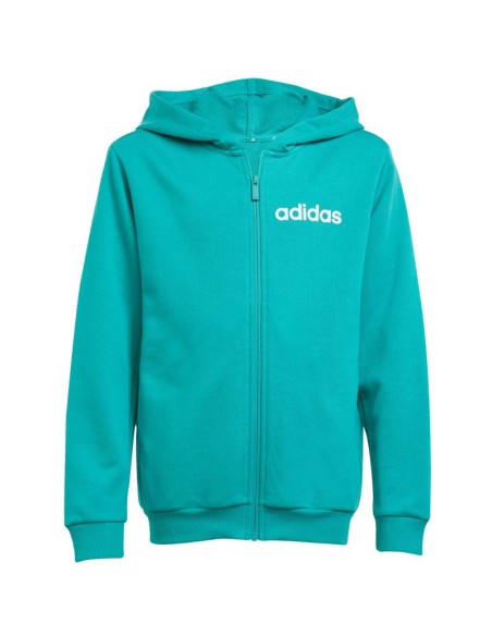 Adidas Essentials green kids tracksuit JN2427