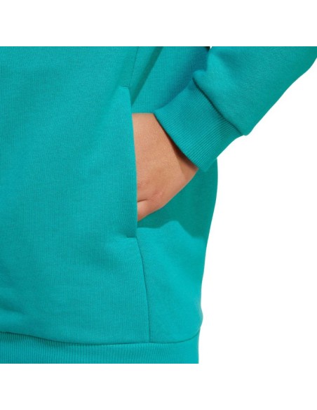 Adidas Essentials green kids tracksuit JN2427