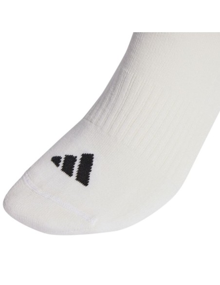 Adidas 3Stripes Cushioned Sportswear Crew 3 pair socks white and black JZ0532