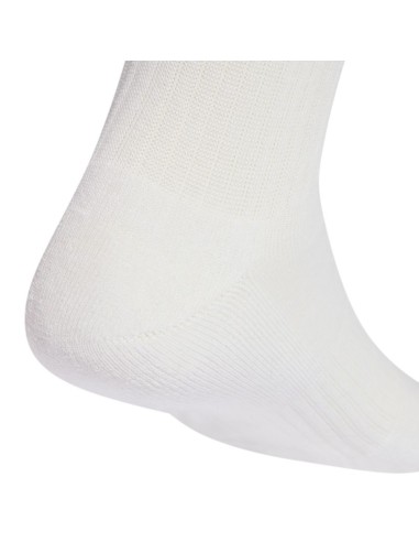 Adidas 3Stripes Cushioned Sportswear Crew 3 pair socks white and black JZ0532