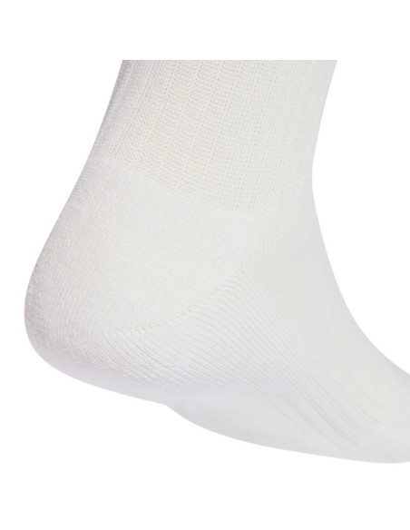 Adidas 3Stripes Cushioned Sportswear Crew 3 pair socks white and black JZ0532
