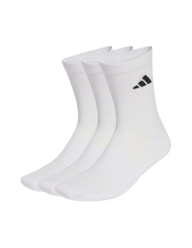 adidas Cushioned Sportswear Crew 3P Socks White JZ0530