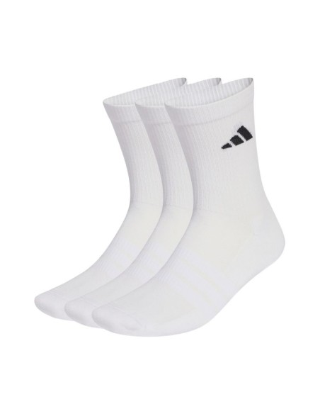 adidas Cushioned Sportswear Crew 3P Socks White JZ0530