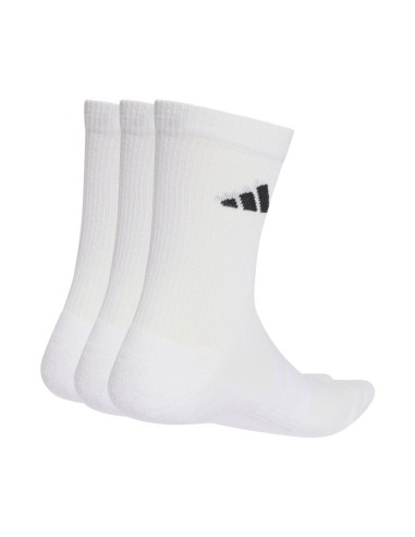 adidas Cushioned Sportswear Crew 3P Socks White JZ0530