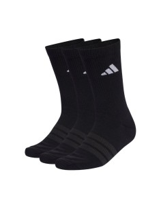 adidas Cushioned Sportswear Crew 3P Socks Black KC9626