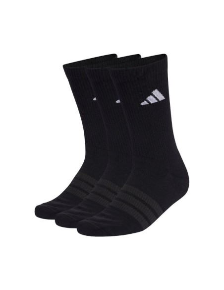 adidas Cushioned Sportswear Crew 3P Socks Black KC9626