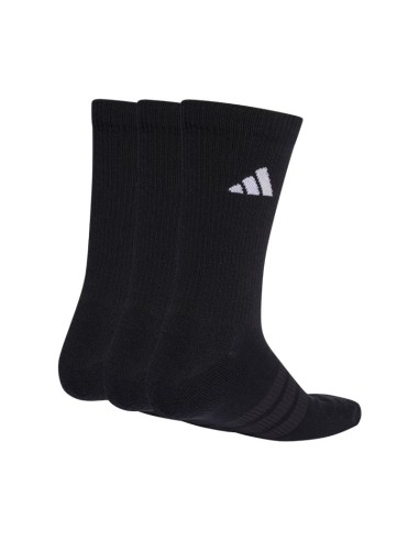 adidas Cushioned Sportswear Crew 3P Socks Black KC9626