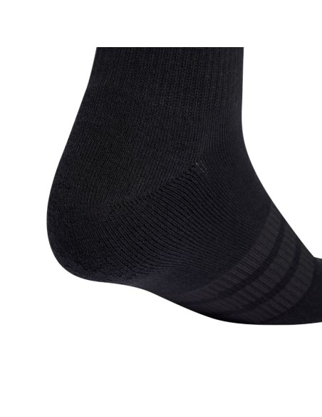 adidas Cushioned Sportswear Crew 3P Socks Black KC9626