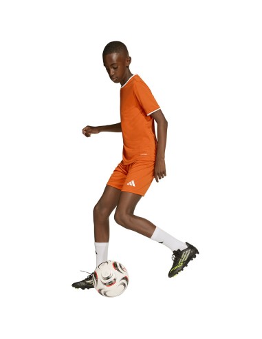 Adidas Entrada 26 children's shorts orange JZ6529