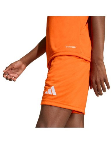 Adidas Entrada 26 children's shorts orange JZ6529