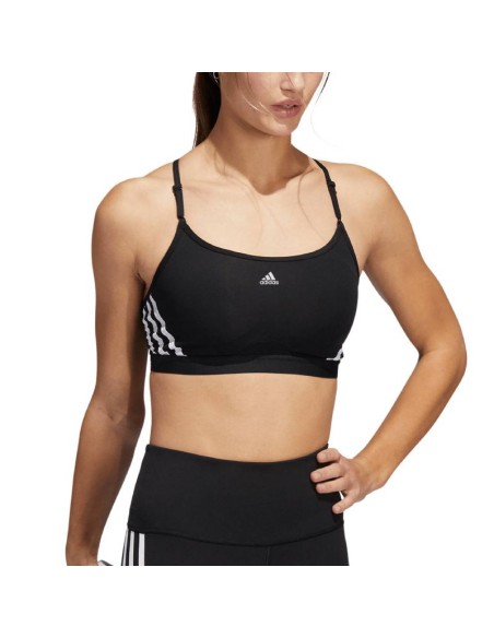 adidas Aeroreact Training LightSupport 3Stripes Bra W HC7862