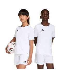 adidas Entrada 26 Jersey for kids white and black JZ2532