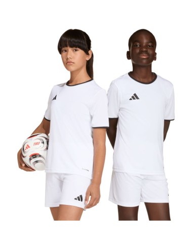 adidas Entrada 26 Jersey for kids white and black JZ2532