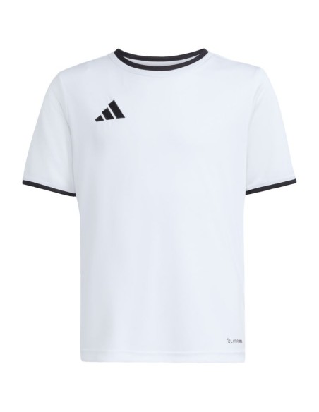 adidas Entrada 26 Jersey for kids white and black JZ2532