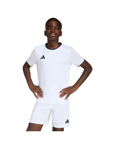 adidas Entrada 26 Jersey for kids white and black JZ2532