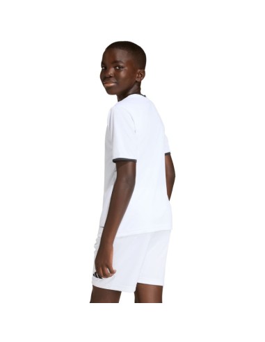 adidas Entrada 26 Jersey for kids white and black JZ2532