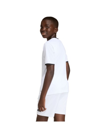 adidas Entrada 26 Jersey for kids white and black JZ2532