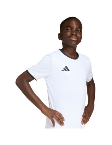 adidas Entrada 26 Jersey for kids white and black JZ2532