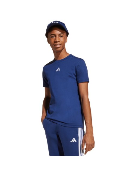 adidas Essentials Tee 160 Navy Blue Kids Tshirt JY0613