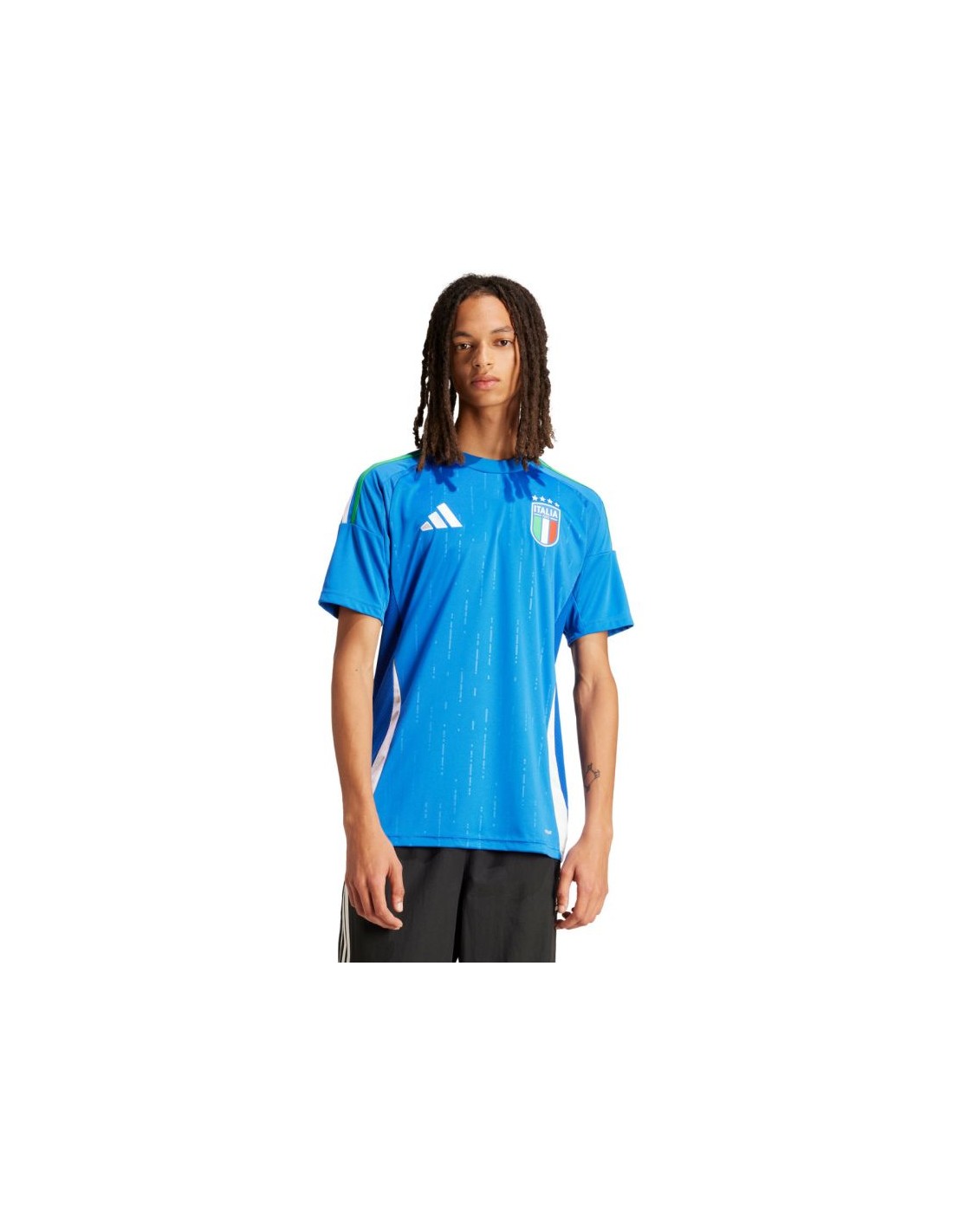 adidas Italy 24 Home men's tshirt blue IN0657