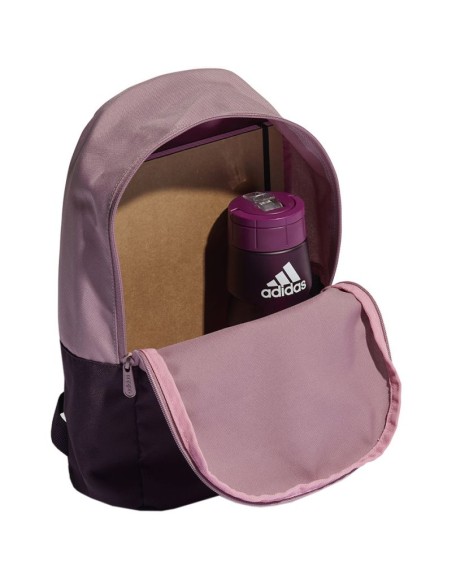 adidas Kids Classic Backpack Pink and Burgundy HN1616