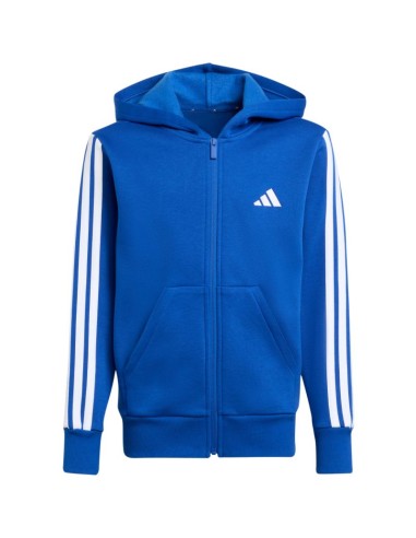 adidas Essentials FullZip Hoodie for Kids Blue JY4977