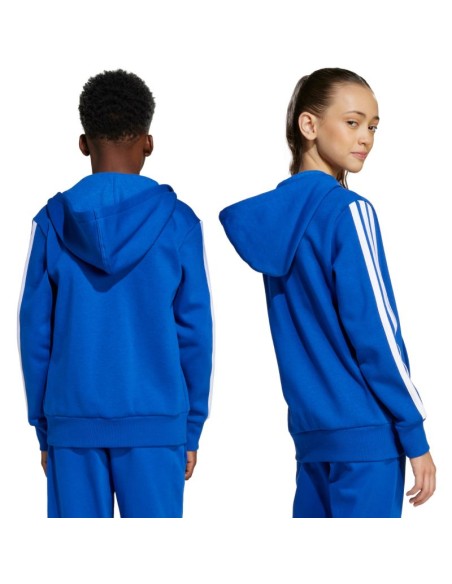 adidas Essentials FullZip Hoodie for Kids Blue JY4977