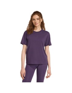 adidas Essentials Small Logo Cotton Purple Women's TShirt JY4966