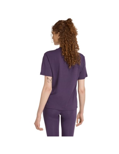 adidas Essentials Small Logo Cotton Purple Women's TShirt JY4966