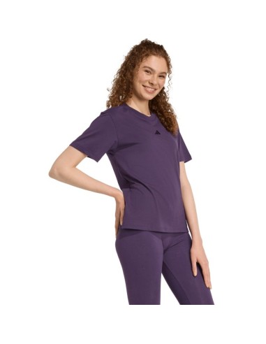 adidas Essentials Small Logo Cotton Purple Women's TShirt JY4966